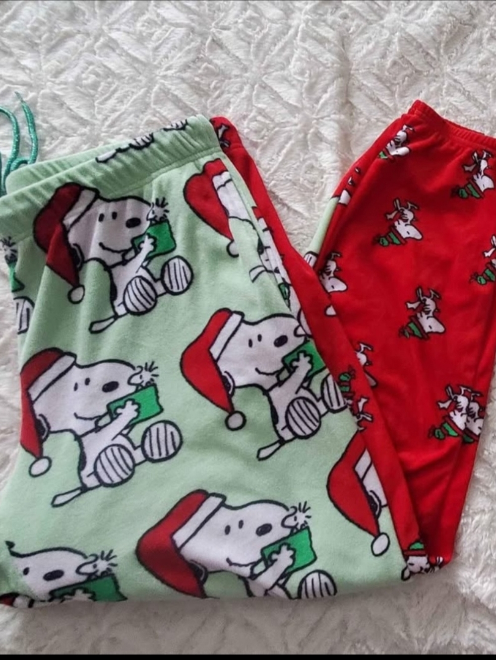 New Women's M Snoopy & Woodstock Peanuts Pajama Pants Joggers